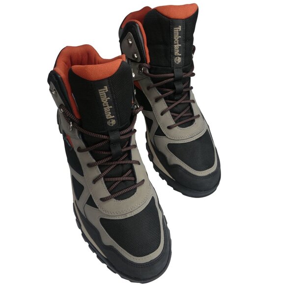Timberland‎ Men's Lincoln Peak Waterproof Mid Hiker Grey Boots Size 13 - Picture 1 of 9